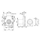 Zámek nábytkový SISO 850/X chrom