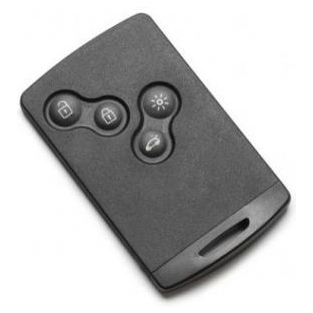 Dálk. ovl. karta Renault Clio III / Captur kessy 4tl. VA2 D4A Hitag AES / 433 MHz