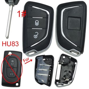 Obal klíče old-new Citroën, Peugeot 2tl. HU-HCAP / HU83 baterie v obalu