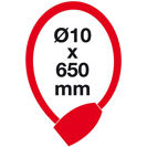 Zámek lankový Richter RL.427 (10x650)