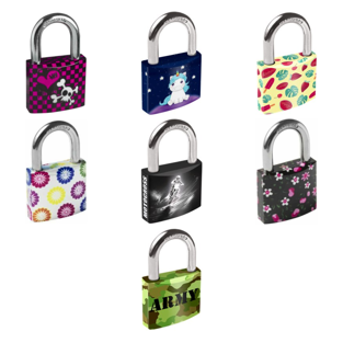 Zámek visací Tokoz s potiskem