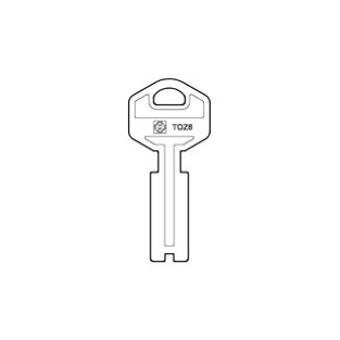 Klíč Tokoz 113/50 (Silca TOZ6, Errebi TOZ1) - NOVÝ TYP