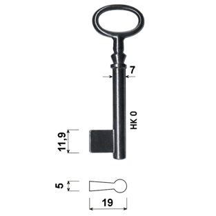 Klíč dozický HK 0