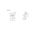 Vložka Richter EURO Minus 20/20, 3 klíče