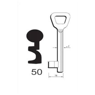 Klíč tvarový Hobes číslo 50