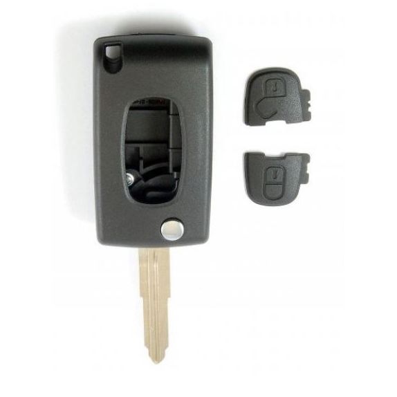 Obal klíče Citroën, Mitsubishi, Peugeot 2tl. MIT-14 / MIT11R baterie na desce