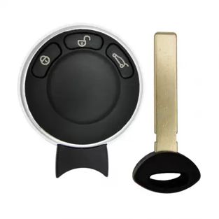 Dálk. ovl. Mini Cooper 3tl. slot CAS3 HU92R ID46 Hitag 2 / 868 MHz