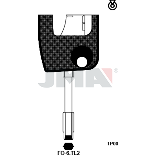 Klíč JMA TP00 FO-6TL2
