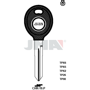 Klíč JMA TP00 CHR-19P