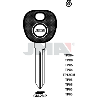 Klíč JMA TP00 GM-28P