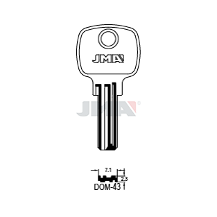 Klíč JMA DOM-43 *