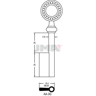 Klíč JMA AA-3G