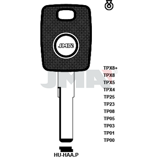 Klíč JMA TP00 HU-HAAP