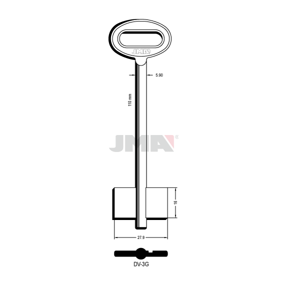 Klíč JMA DV-3G