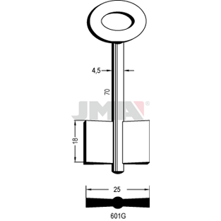 Klíč JMA 601G