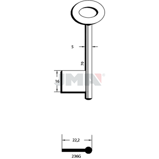 Klíč JMA 236G
