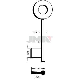 Klíč JMA 225G