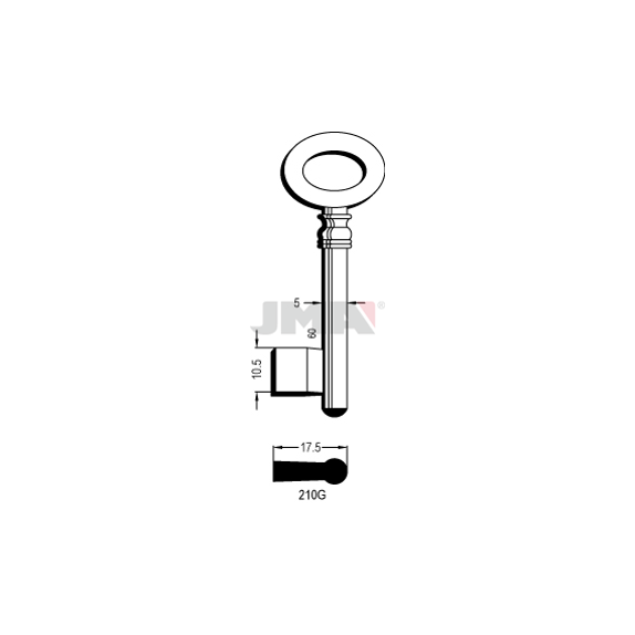 Klíč JMA 210G