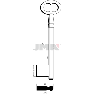 Klíč JMA 207G