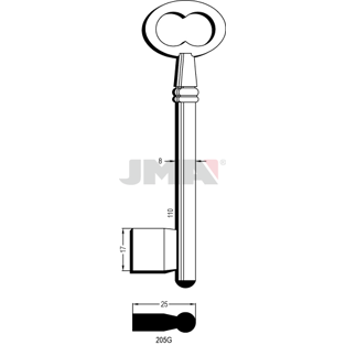 Klíč JMA 205G