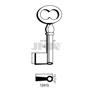 Klíč JMA 1241G