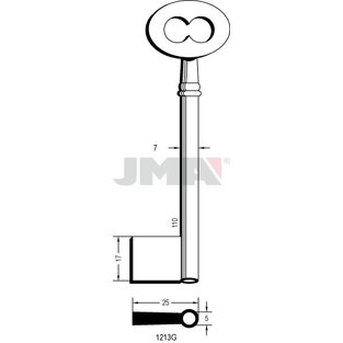 Klíč JMA 1213G