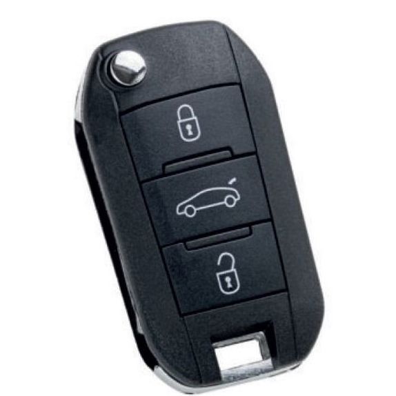 Dálk. ovl. Peugeot 3tl. HU83 ID46 Hitag 2 / 434 MHz