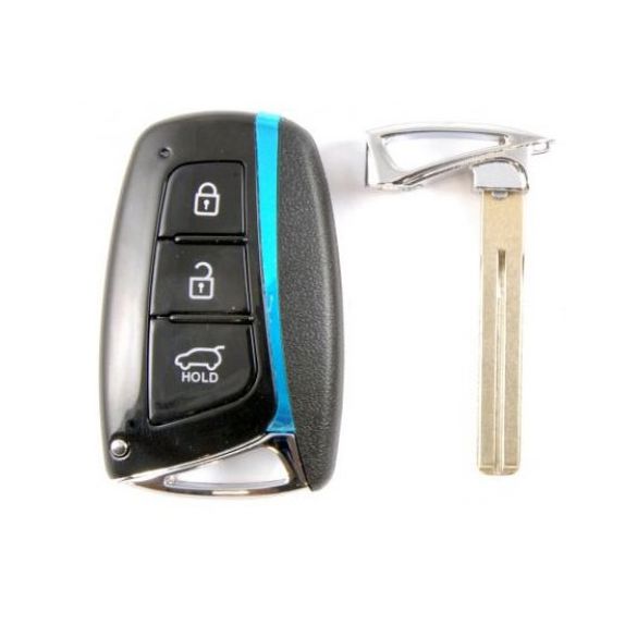 Dálk. ovl. Hyundai 3tl. Santafe keyless KIA7 ID46 Hitag 2 / 434 MHz