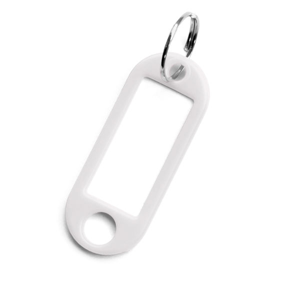 Popiska na klíče JMA M.2 - bílá