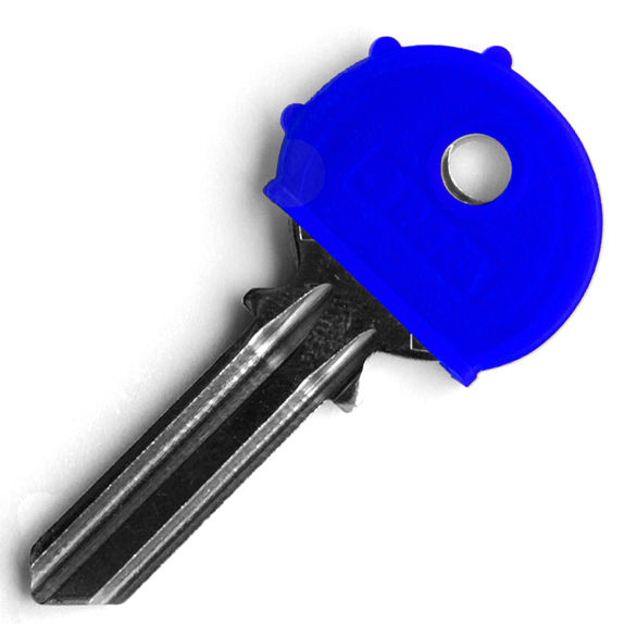 Rozlišovací klobouček na klíče JMA - modrý