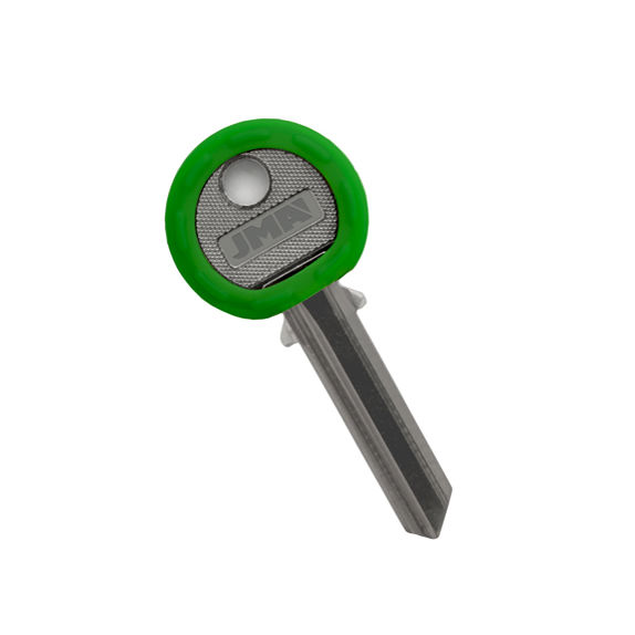 Rozlišovací kroužek na klíče JMA - tmavě zelený