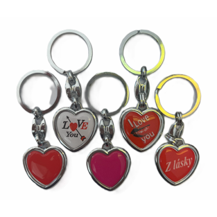 Přívěsek - Srdíčko červené