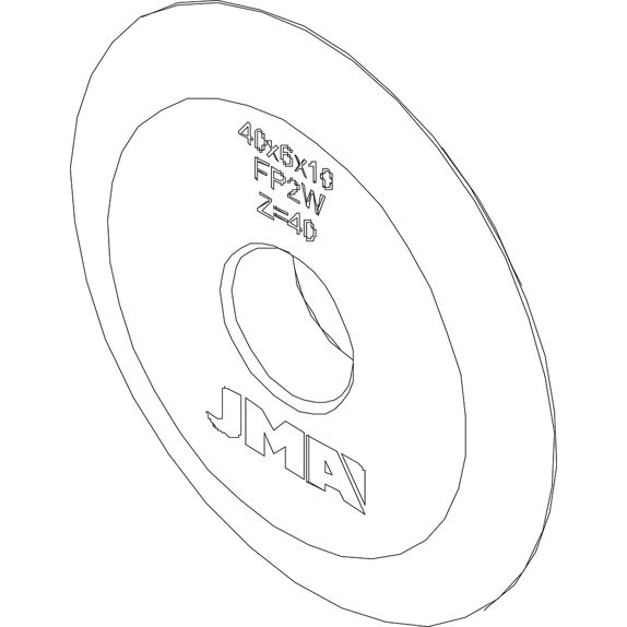 Fréza FP2W WIDIA (40x6x10) - Virginia