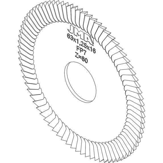 Fréza FP7 (63x1,25x16) - Ecco Bit