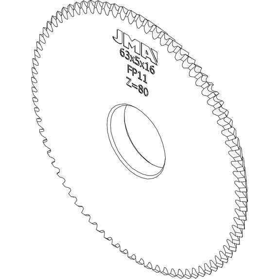 Fréza FP11 (63x5x16) - Ecco, Ecco Plus