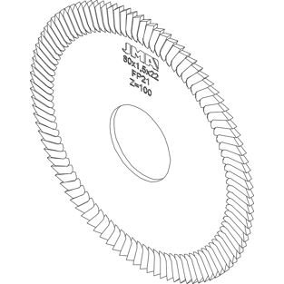 Fréza FP21 (80x1,5x22) - Atlanta, Duplex