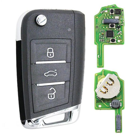 Xhorse dálk. ovl. smart MQB flip 3tl. XSMQB1EN