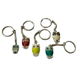 Přívěsek - Sova kov. 17x27 *