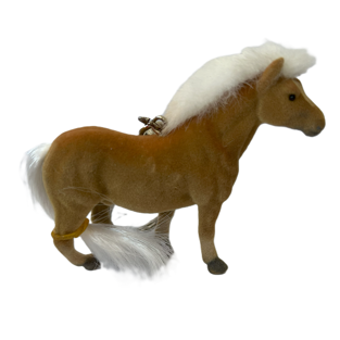 Přívěsek - Kůň semišový