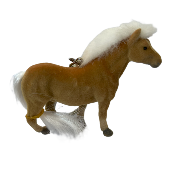 Přívěsek - Kůň semišový