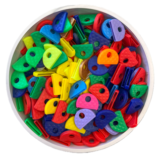 Rozlišovací klobouček na klíče - MISKA